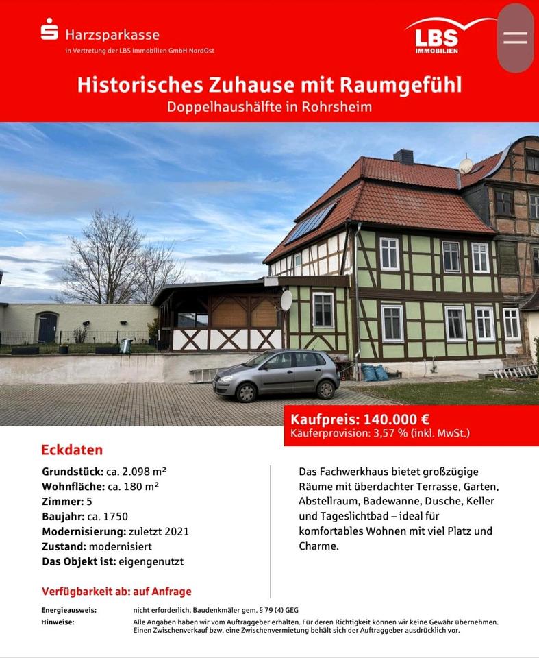 Thumbnail-Fachwerkhaus in Rohrsheim