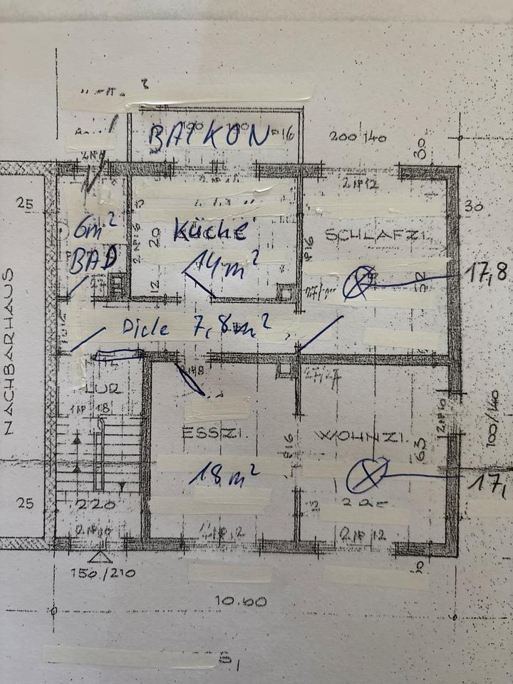 Thumbnail-Wohnung in Neunkirchen 3 Zimmer, Küche,Bad,Balkon