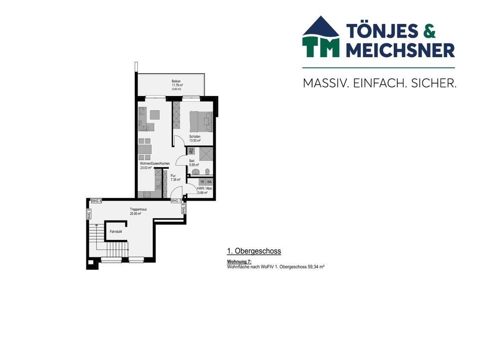 Thumbnail-Moderne 2 Zimmer- Wohnung mit EBK