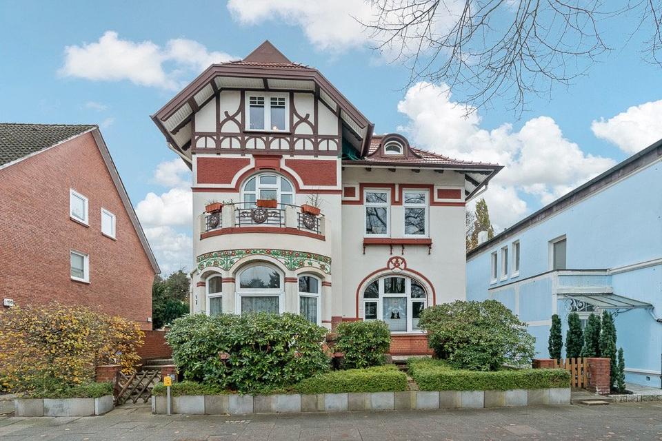 Thumbnail-3 Zimmer Altbauwohnung in Jugendstilvilla, 12 Monate befristet