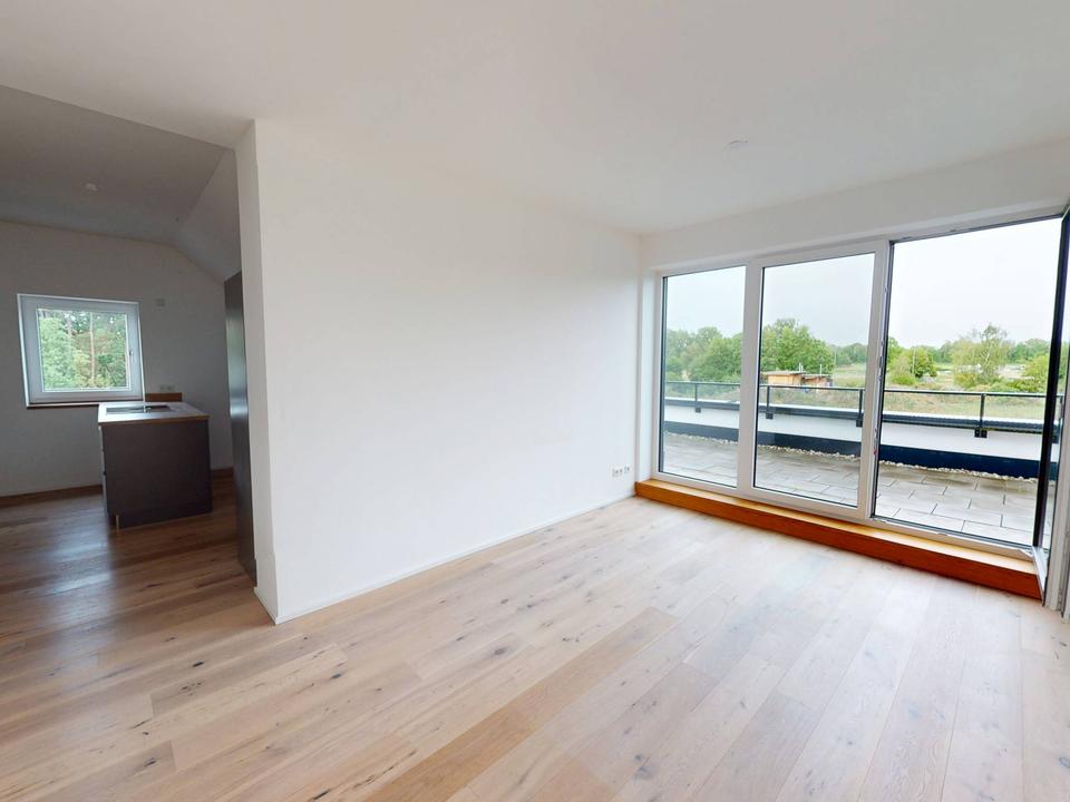 Thumbnail-Moderne 3-Zimmer-Neubauwohnung mit EBK und großer Dachterrasse im renommierten Kurort Bad Gögging