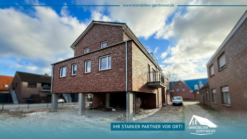 Thumbnail-Stilvolle 3-Zimmer-Wohnung im Neubau, 1. OG – Aufzug, Balkon & Ortskernlage