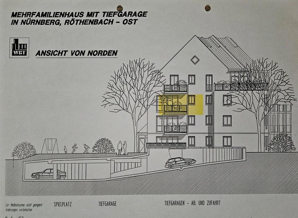 Thumbnail-1-Zimmer- Wohnung zu vermieten in 90451 N- Röthenbach