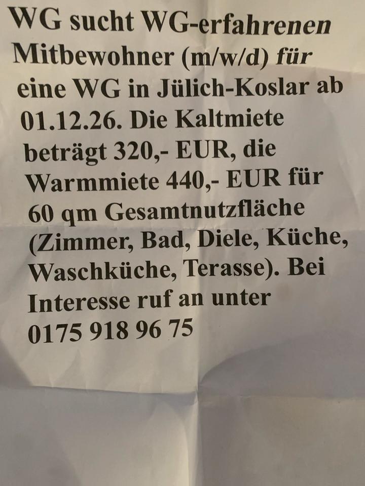 Thumbnail-Ich biete einen eine 1 wg zimmer an