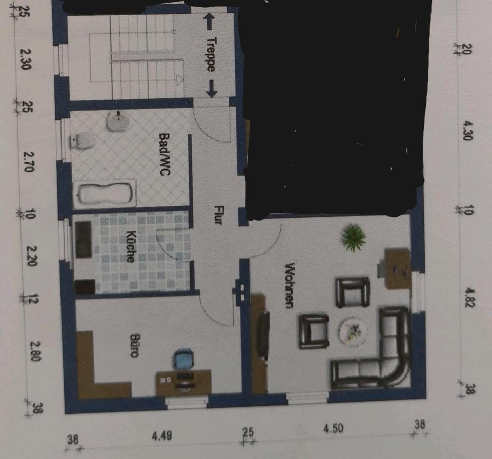 Thumbnail-Single Wohnung im 3 Familienhaus zu vermieten