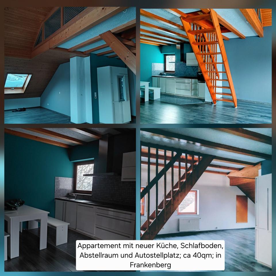 Thumbnail-Gemütliche 2-Zimmer-Dachgeschosswohnung in ruhiger Lage von Frankenberg