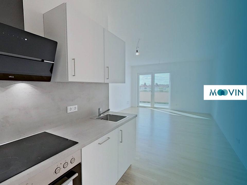 Thumbnail-NEUBAU: Lichtdurchflutete 2-Zimmer-Wohnung mit großem Balkon und EINBAUKÜCHE