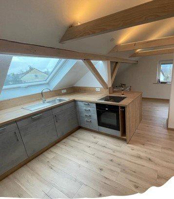 Thumbnail-Moderne 2,5-Zimmer-Dachgeschosswohnung mit Garten & gehobener Aus