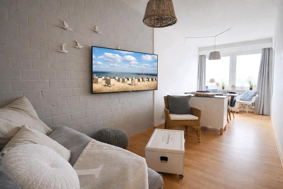 Thumbnail-Ab 10.4. Heiligenhafen Meerblick Ferienwohnung Ostsee Hund 5P