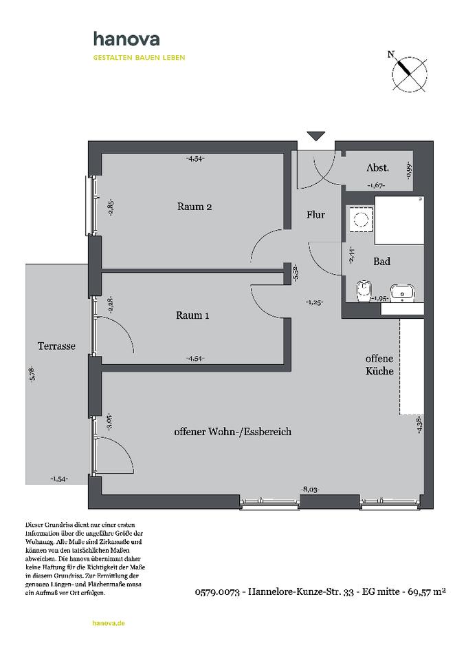 Thumbnail-Schöne 3-Zimmer-Wohnung im Vitalquartier