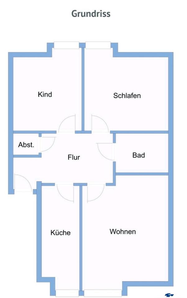 Thumbnail-Neu gedämmte 3-Zimmer-DG-Wohnung mit Solar und auch Garage mögl.