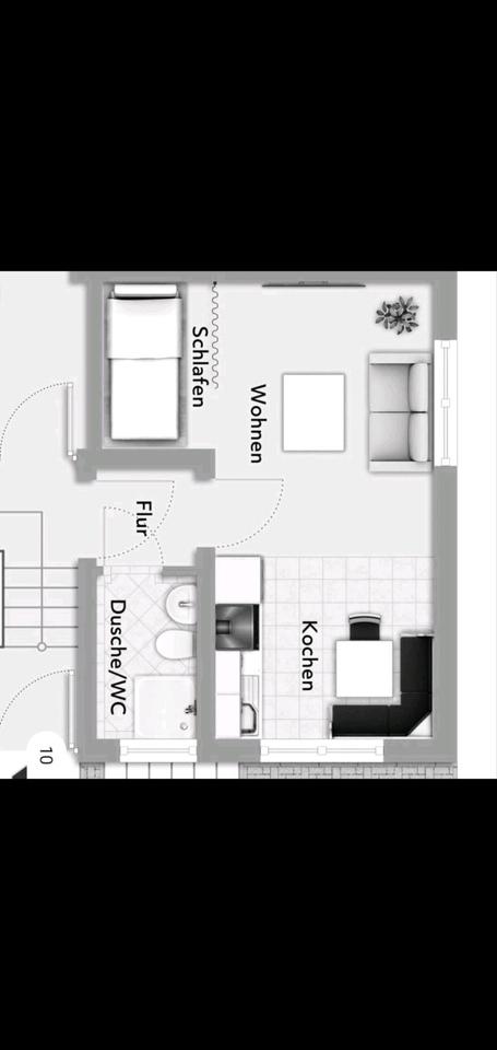 Thumbnail-Möblierte 1 Zimmer-Wohnung in Großen Buseck
