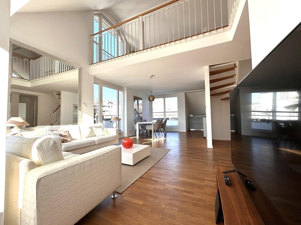 Thumbnail-Lichtdurchflutetes 4,5 Zimmer Penthouse Sachsenhausen Süd