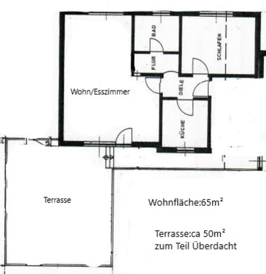 Thumbnail-2,5 Zimmer Wohnung in Bühl-Moos mit großer Süd Terrasse