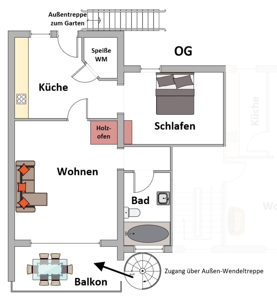 Thumbnail-2 Zimmer Wohnung DorfenOberhausmehring