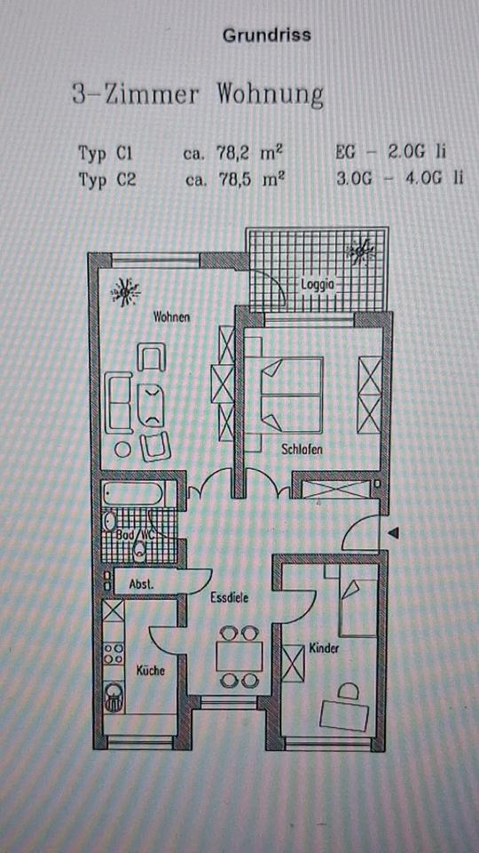 Thumbnail-Moblierte Wohnung am Ohlsdorfer Friedhof, barrierefreier Zugang