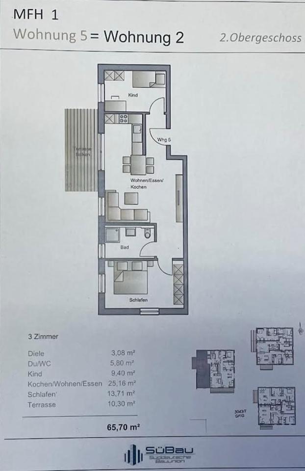 Thumbnail-Wohnung in Hüttlingen zu vermieten