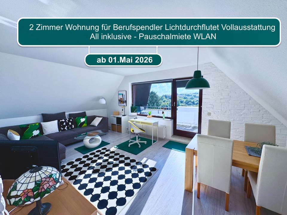 Thumbnail-Voll möbliert, WLAN, All-In Miete 2-Zi-Business-Pendler-Apartment