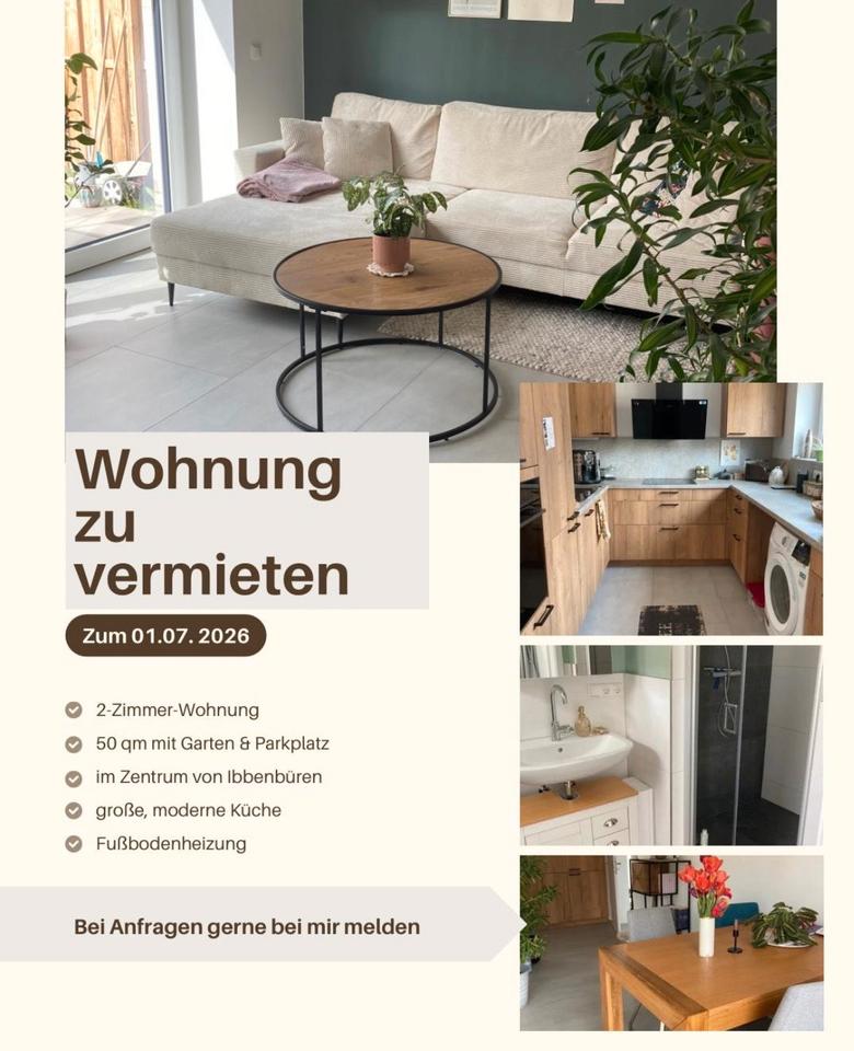 Thumbnail-EG Wohnung 2 Zimmer, ca.55 qm, zentral Terrasse , kleiner Garten