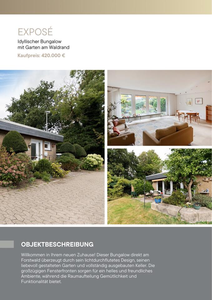 Thumbnail-Idyllischer Bungalow am Forstwald in Krefeld
