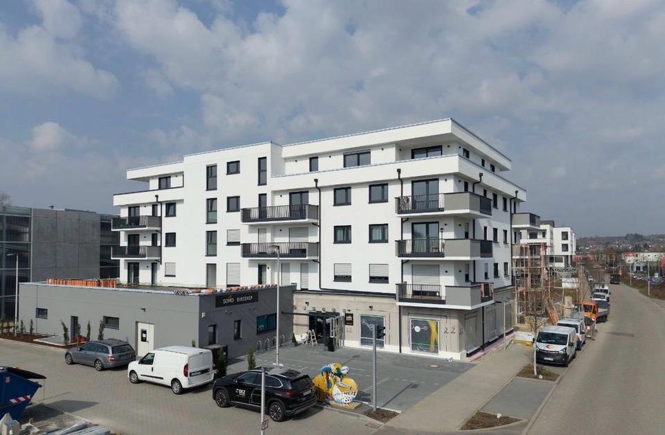 Thumbnail-3-Zimmer-Neubauwohnung mit überdachtem Balkon im 2.OG in Bretten