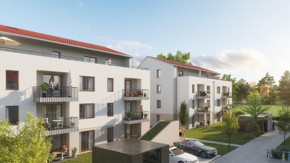 Thumbnail-Moderne 2-Zimmer-Wohnung mit Südbalkon