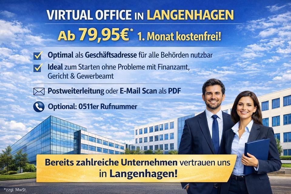 Thumbnail-Geschäftsadresse Langenhagen, Sofort nutzbar mit Adresszertifikat