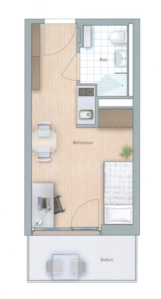 Thumbnail-1 Zimmer Wohnung in Giesing ab sofort