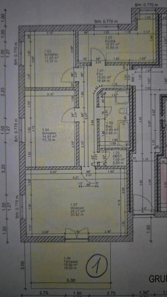 Thumbnail-barrierefreie 3 Raum Mietwohnung in Barth