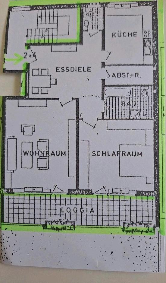 Thumbnail-gepflegte Nichtraucherwohnung 2,5ZKBB in Wulferdingsen
