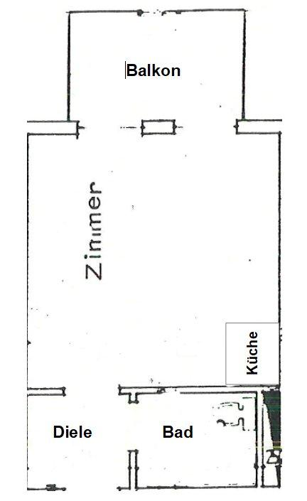 Thumbnail-Gemütliches kleines 1-Zimmer-Apartment mit Balkon in Leimen!