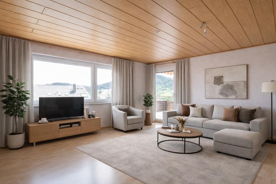 Thumbnail-Geräumige und gepflegte 3,5-Zimmer EG Wohnung Mit Balkon, Küche