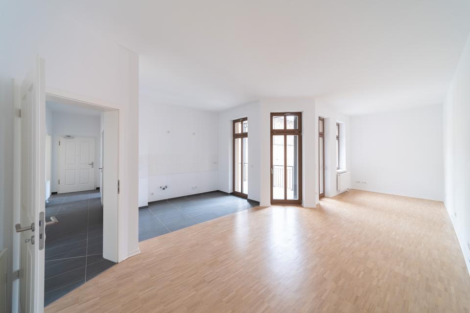 Thumbnail-Leben und Wohnen im beliebten Paulusviertel - moderne 4-Raumwohnung mit großzügigem Balkon