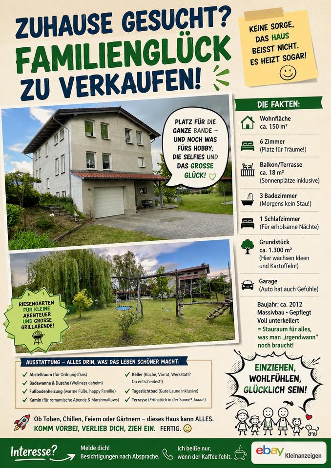 Thumbnail-Familienglück mit Gartenparadies in Angermünde zu verkaufen!