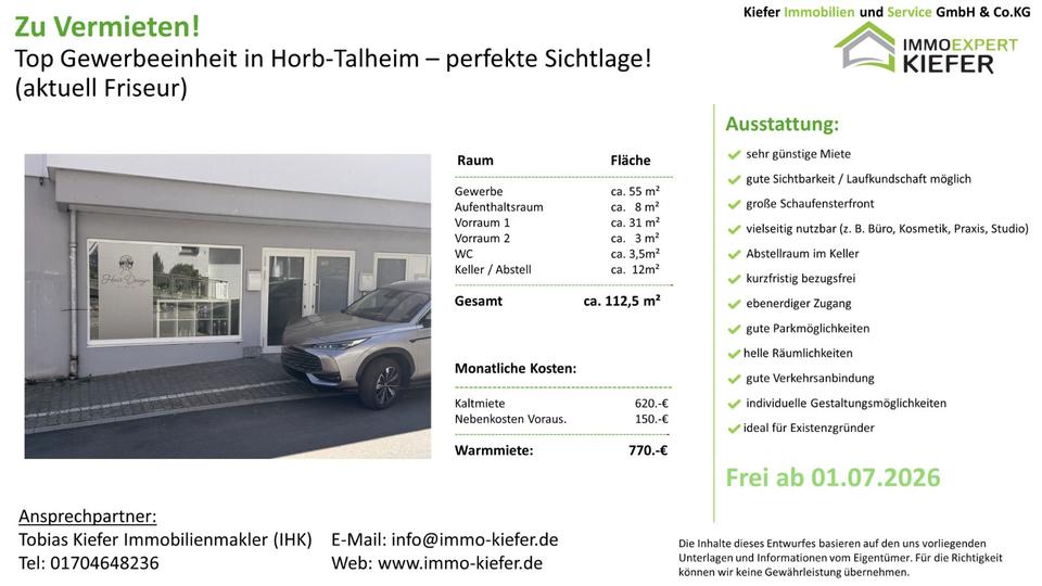 Thumbnail-Starte durch in bester Lage – ideal für Friseur, Kosmetik oder Praxis