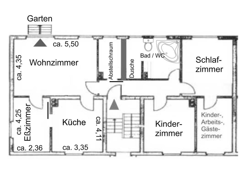 Thumbnail-Nachmieter 4-5 Zi., Garten, Kamin, Einbauküche, Nähe IKEA