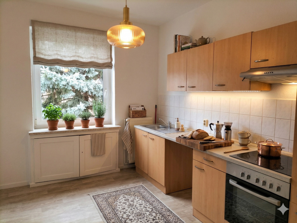 Thumbnail-3-Zimmer-Wohnung in Alt Salbke mit EBK und Gemeinschaftsgarten