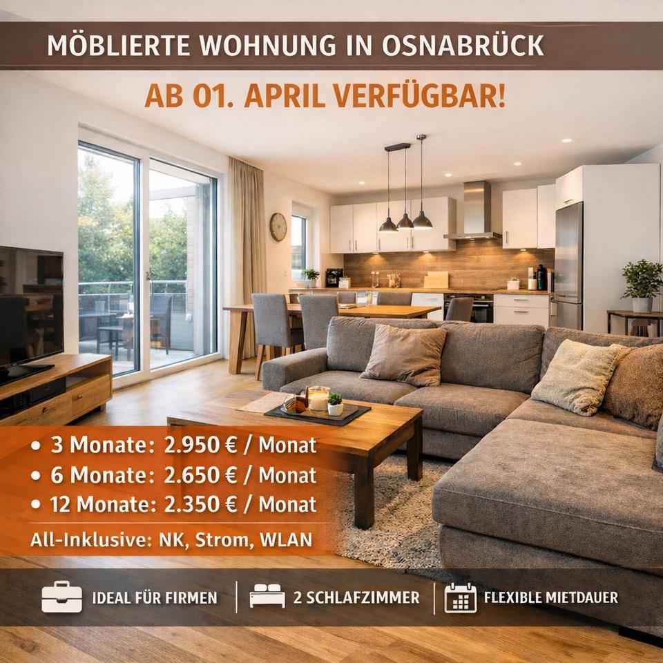 Thumbnail-Exklusive 3 Zimmer Wohnung - voll möbliert & All-In