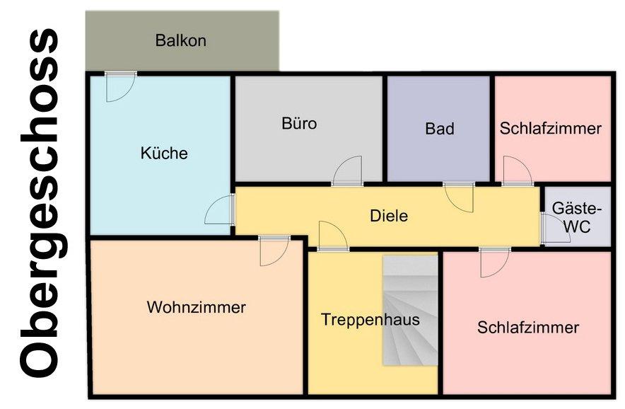 Thumbnail-Helle 4-Zimmer-Wohnung mit Balkon in ruhiger Lage in Dülmen
