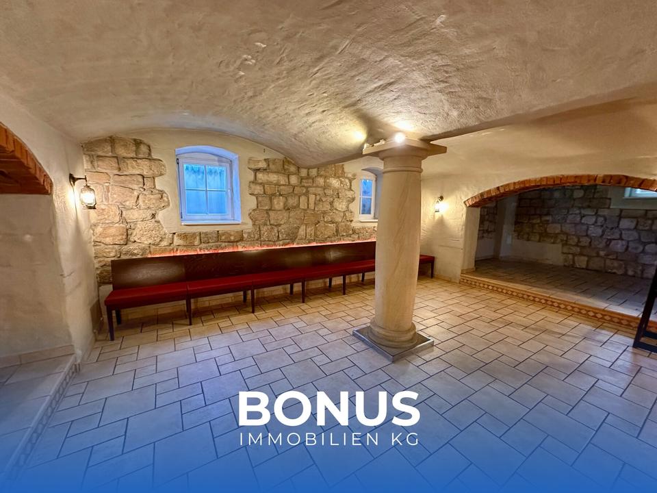 Thumbnail-120 m² Souterrainfläche mit großem Außenbereich – ideal für Gastro, Praxis oder stilles Gewerbe