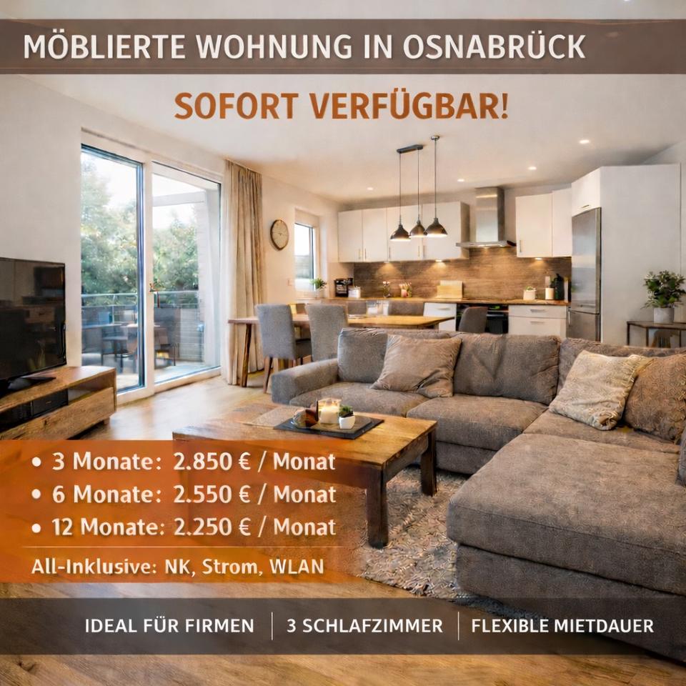 Thumbnail-Modern 4-Zimmer Wohnung - voll möbliert & All-In