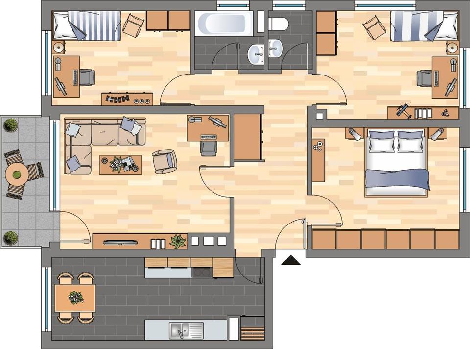 Thumbnail-4-Zimmer-Wohnung in Bad Dürkheim