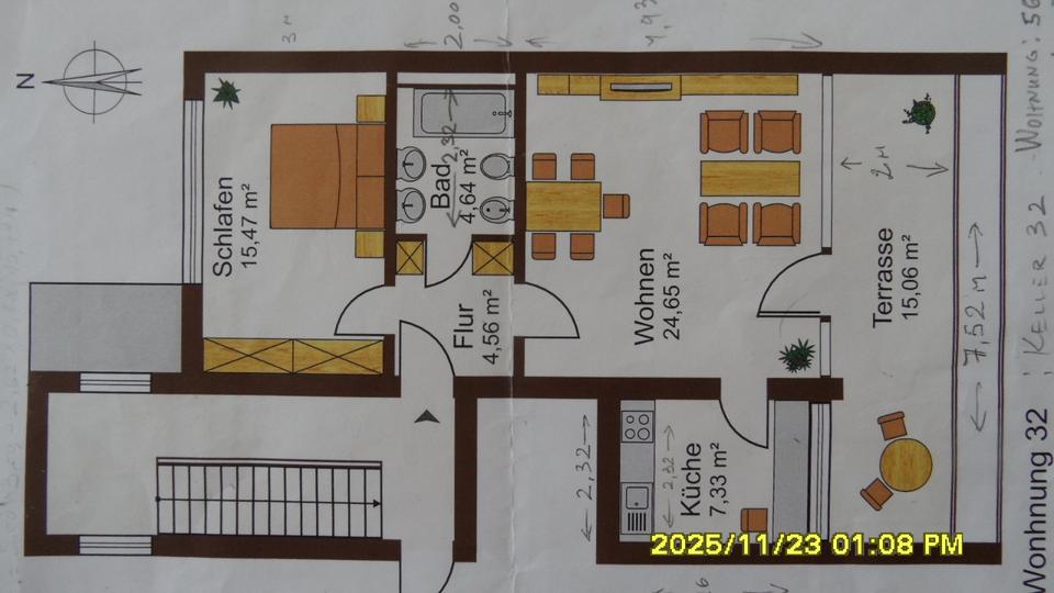 Thumbnail-2 Zi. Wohnung mit Tiefgarage - Stpl. privat zu verkaufen