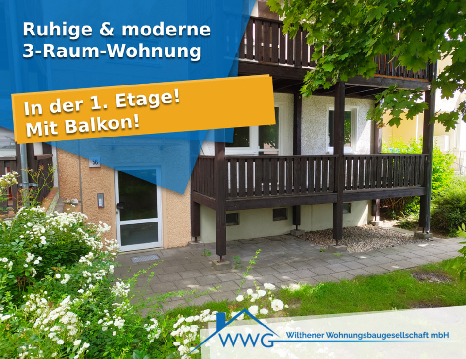 Thumbnail-Ruhige & moderne 3-Raum-Wohnung