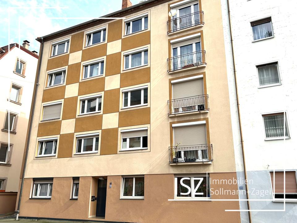 Thumbnail-1-Zimmer-Apartment - kernsaniertvollmöbliert - neu im Nürnberger Stadtteil St. Peter