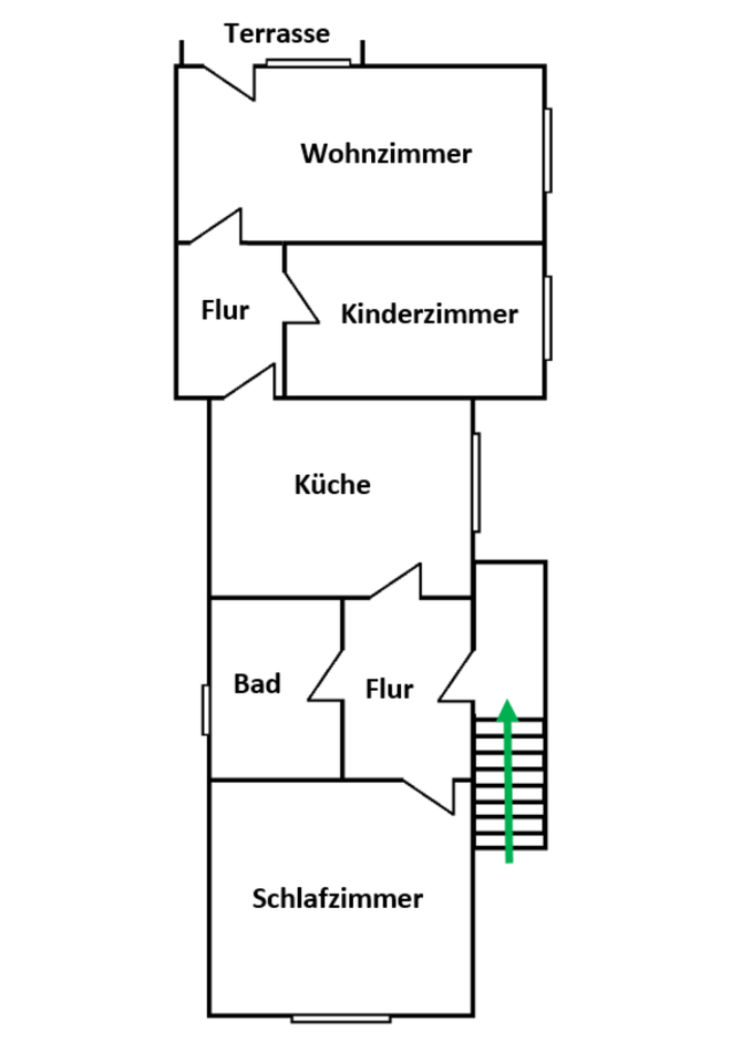 Thumbnail-3 Zimmer Wohnung in Lorbach