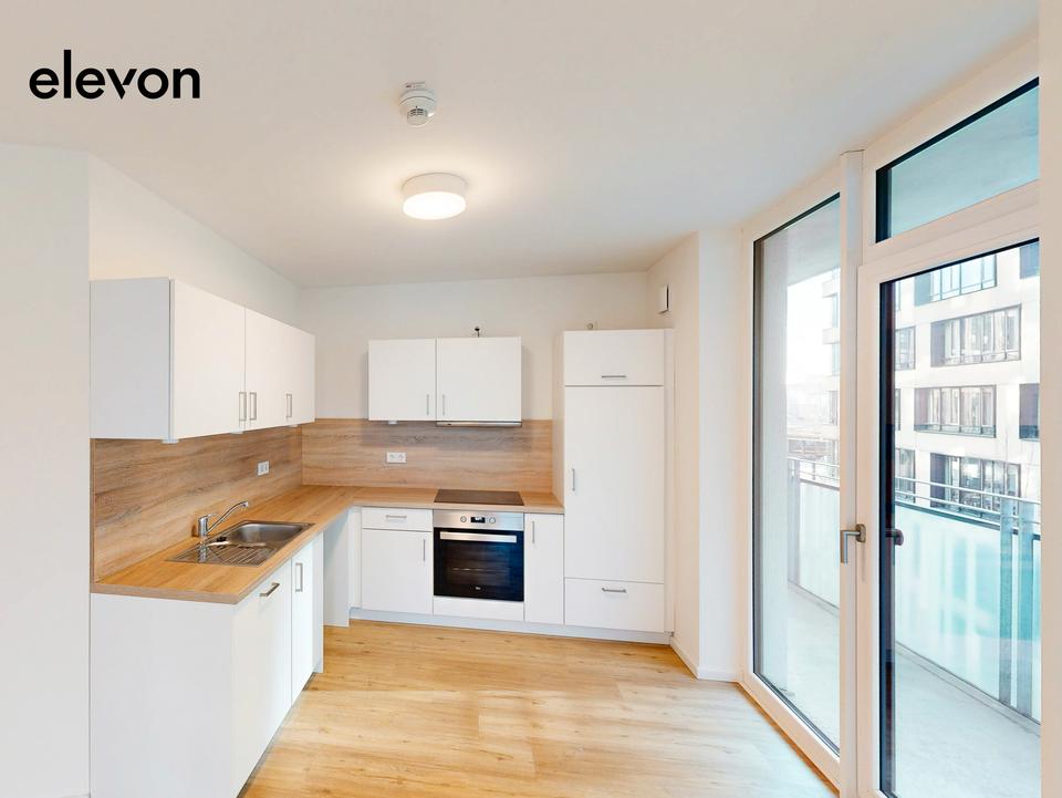 Thumbnail-Stylische 2-Zimmer-Wohnung mit moderner EBK im elevon Hamburg City!