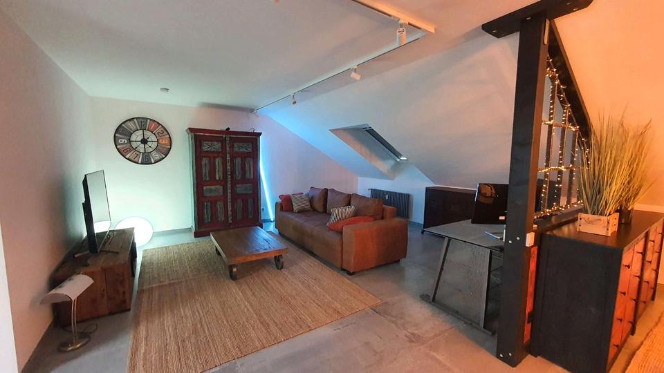 Thumbnail-Möblierte DG-Wohnung (55 m²) – Homeoffice-ready – flex mietbar
