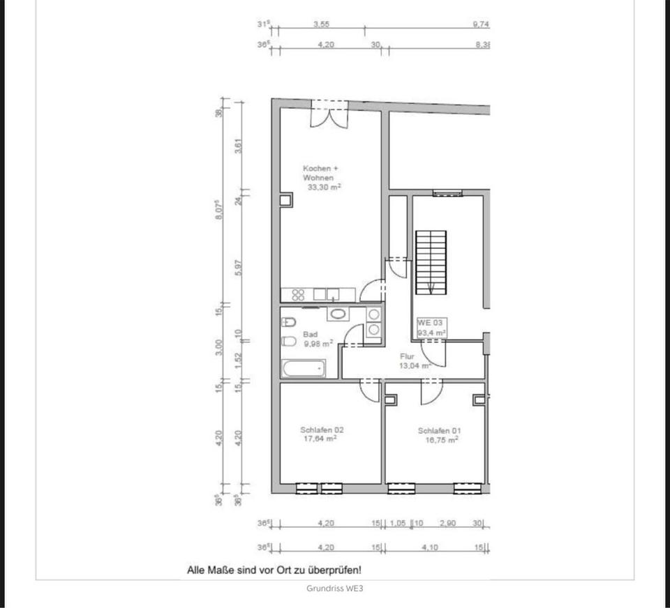 Thumbnail-Liebevoll sanierte 3-Raum-Wohnung, hell & freundlich, Kaminofen