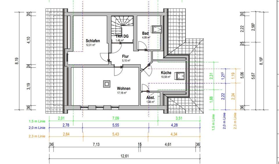 Thumbnail-2-Zimmer-Dachgeschosswohnung im Zentrum von Neu-Isenburg